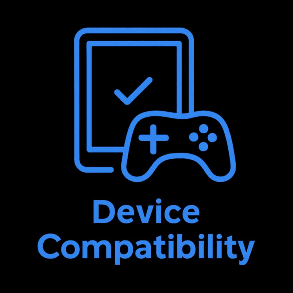 An icon depicting Device Compatibility for Goa Games.