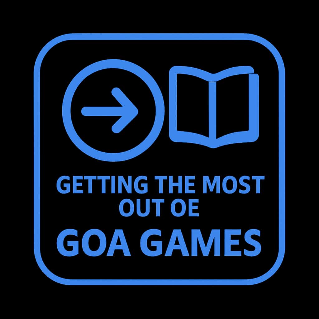 An icon symbolizing support for Goa Games.