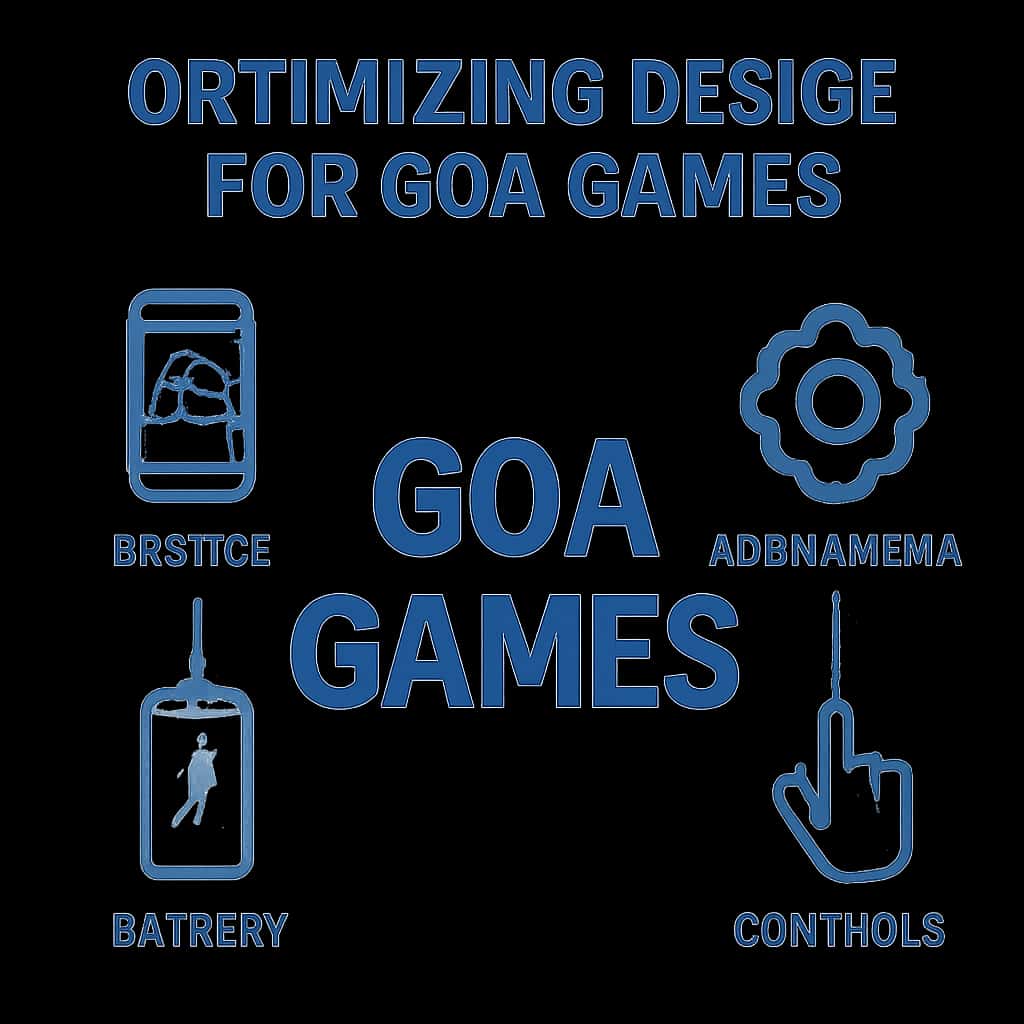 An educational diagram illustrating key optimization tips for Goa Games.
